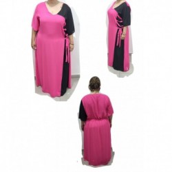 ΔΙΧΡΩΜΜΟ ΦΟΡΕΜΑ ΡΟΖ-ΜΑΥΡΟ